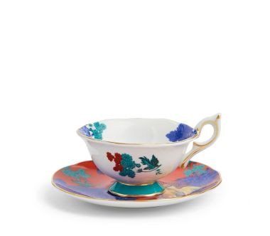 Filiżanka do herbaty ze spodkiem Golden Parrot Wonderlust Wedgwood