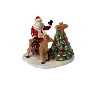 Figurka-świecznik Mikołaj i choinka Christmas Toys Villeroy & Boch