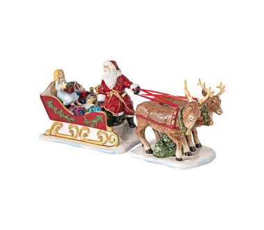 Figura Sanie św. Mikołaja Christmas Toys Villeroy & Boch