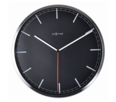 Zegar ścienny (czarny) Company Nextime