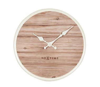 Zegar ścienny 30 cm (jasny) Plank Nextime