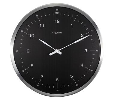Zegar ścienny (czarny) 60 Minutes Nextime