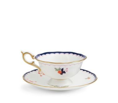 40024022 Filiżanka do herbaty ze spodkiem Jasmine Bloom Wonderlust Wedgwood