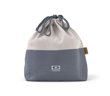 Torba na lunch L Blue Natural Pochette Monbento