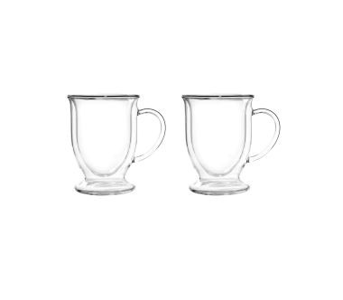 Zestaw 2 filiżanek z podwójnymi ściankami latte (250 ml) Amo Vialli Design