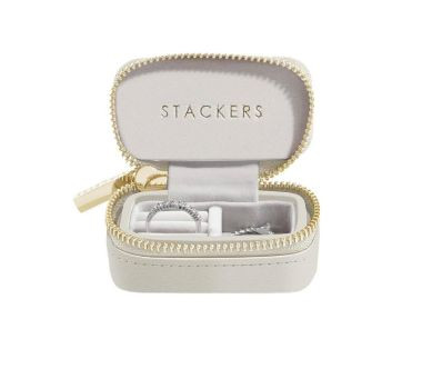 Etui podróżne na pierścionki (beżowe) Petite Stackers