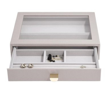 Pudełko-szufladka na biżuterię (taupe) Classic Stackers