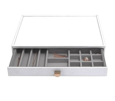 Organizer-szufladka na biżuterię (biała) Supersize Stackers
