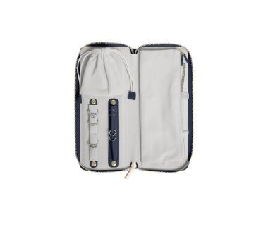 Etui na biżuterię podróżne (granatowy) Classic Stackers