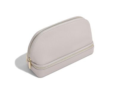 Kosmetyczka z miejscem na biżuterię (taupe) Classic Stackers