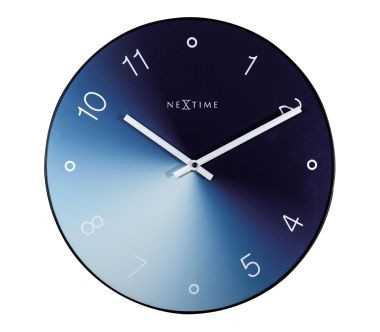 Zegar ścienny (niebieski) Gradient Nextime