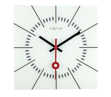 Zegar ścienny (biały) Stazione Nextime