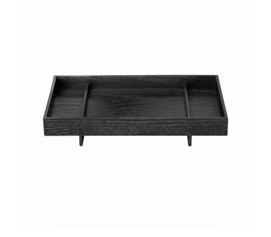 Taca drewniana (czarna) 50 cm Abento Blomus