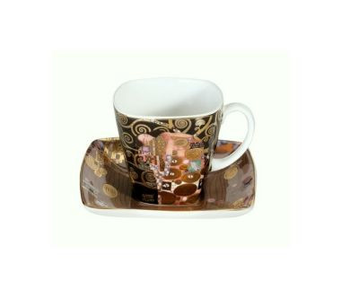 Filiżanka do espresso (6,5 cm) Spełnienie Gustav Klimt Artis Orbis Goebel 