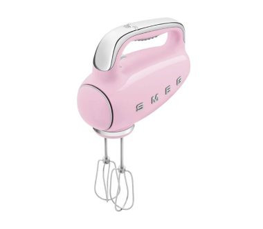 Mikser ręczny (pastelowy róż) 50's Style SMEG