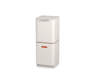Kosz do segregacji śmieci 40 l (stone) Totem Compact Joseph Joseph