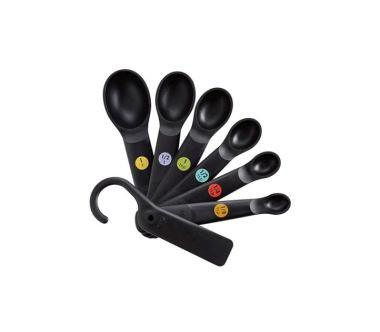 Zestaw 6 miarek kuchennych (czarnych) Good Grips Oxo