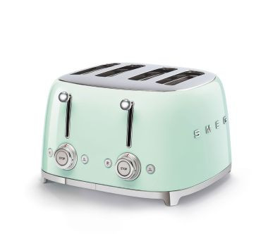 Toster na 4 kromki, osobno (pastelowa zieleń) 50's Style SMEG