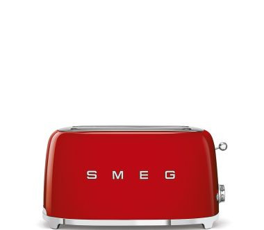 Toster na 4 kromki (czerwony) 50's Style SMEG