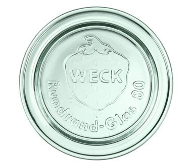 Pokrywka do słoików szklana 80 mm (6 szt.) Weck