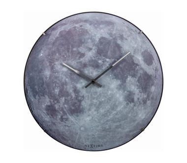 Zegar ścienny Księżyc (fluorescencyjny) Moon Dome Nextime