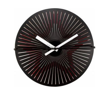 Zegar ścienny z ruchomą tarczą Gwiazda Kinegram Star Nextime (czerwony)