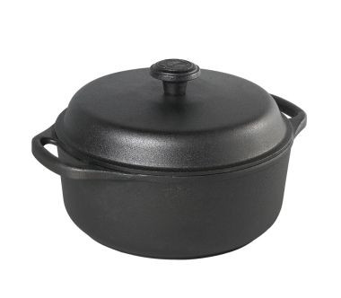 Żeliwny garnek (4 l) z żeliwną pokrywką Skeppshult