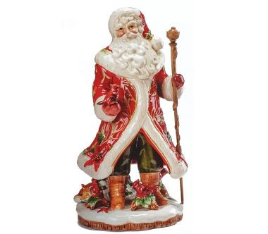 Figura świąteczna kolekcjonerska Święty Mikołaj (48 cm) Lamart
