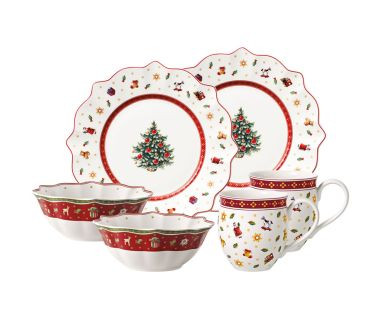Zestaw świątecznych naczyń dla 2 osób Toy's Delight Villeroy & Boch 
