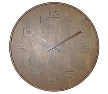 Zegar (brązowy) Wood Wood Big Nextime