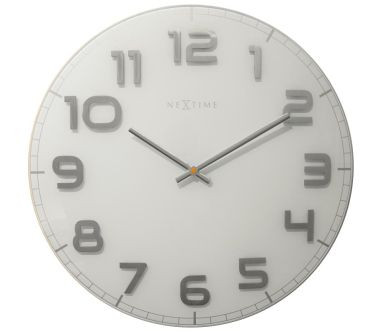 Zegar ścienny (biały) Classy Large Nextime