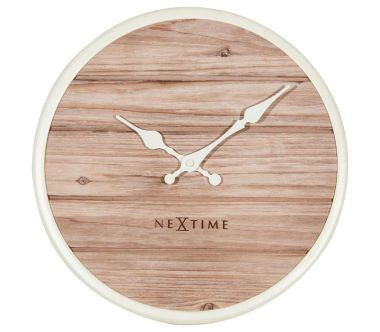 Zegar ścienny 50 cm (jasny) Plank Nextime