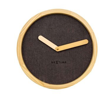 Zegar ścienny (brązowy) Calm Nextime