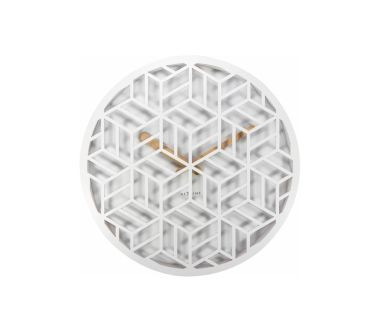 Zegar ścienny (biały) Discrete Nextime