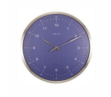 Zegar ścienny (niebieski) 60 Minutes Nextime