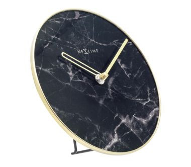 Zegar stojący (czarny) Marble Nextime