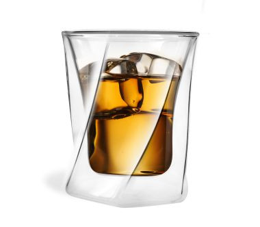 Szklanka do whiskey z podwójnymi ściankami (300 ml) Cristallo Vialli Design