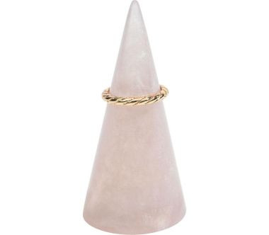 Stojak na biżuterię Cone mały (kwarc różowy) Stackers