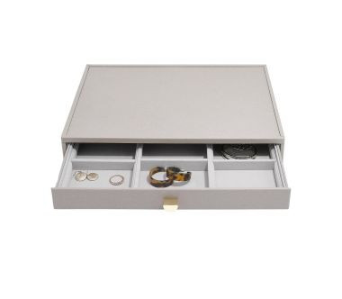 Organizer z szufladą (taupe) Supersize Stackers