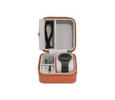 Etui podróżne na biżuterię i zegarek (pomarańczowe) Canvas Stackers