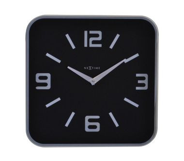 Zegar ścienny (czarny) Shoko Nextime