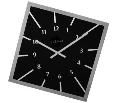 Zegar ścienny (czarny) Off Balance Nextime