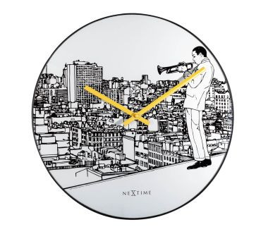 Zegar ścienny Trumpet City Nextime
