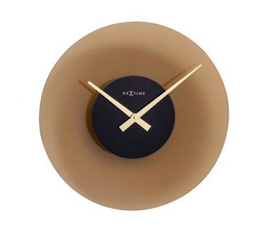 Zegar ścienny (brązowy) Float Nextime