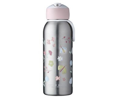 Butelka termiczna (350 ml) Flowers & butterflies Flip-up Campus Mepal