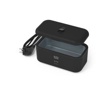 Lunchbox Warmer + kabel samochodowy (czarny) Monbento