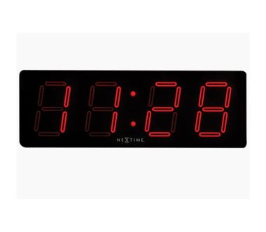 Zegar ścienny (czarny) Big D Nextime