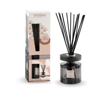 Dyfuzor zapachowy z patyczkami (200 ml) Iris Cachemire Esteban