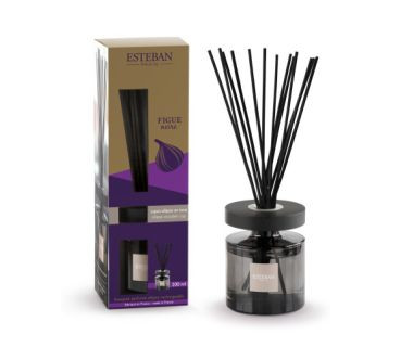 Dyfuzor zapachowy z patyczkami (200 ml) Figue noire Esteban