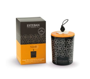 Świeca zapachowa (180 g) Neroli + ceramiczna przykrywka Esteban